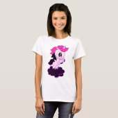 Cute Hand draw Unicorn Dames T-shirt (Voorkant volledig)