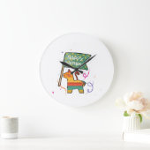 Cute Hand-Drawn Birthday  Grote Klok (Huis)
