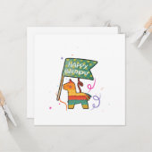 Cute Hand-Drawn Birthday  Kaart (Voorkant / Achterkant in situ)