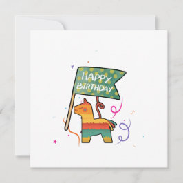 Cute Hand-Drawn Birthday  Kaart