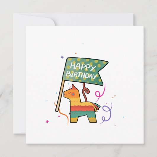 Cute Hand-Drawn Birthday  Kaart (Voorkant)