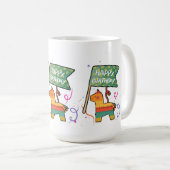 Cute Hand-Drawn Birthday  Koffiemok (Voorkant rechts)