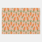 Cute Hand-drawn Carrots Seamless Pattern Inpakpapier Vel (Voorkant)