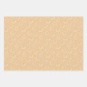 Cute Hand Drawn Coffee Cup Patroon Inpakpapier Vel (Voorkant 3)