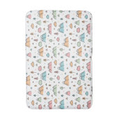 Cute Hand Drawn Mountain Scene Pattern Badmat (Voorkant Verticaal)