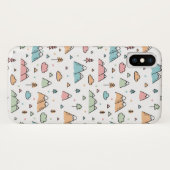Cute Hand Drawn Mountain Scene Pattern Case-Mate iPhone Case (Achterkant (horizontaal))
