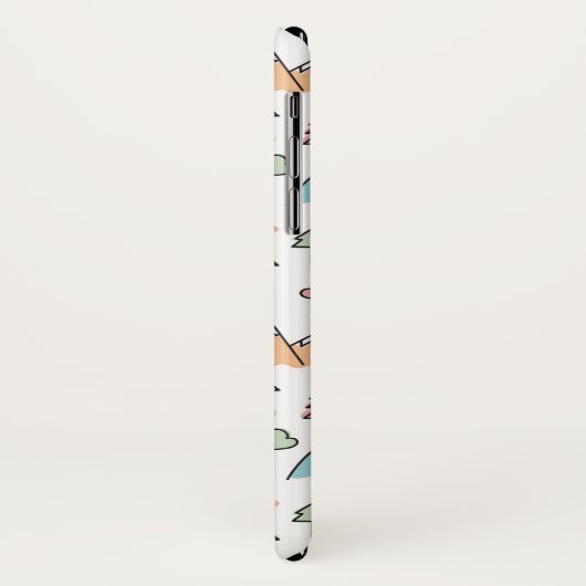 Cute Hand Drawn Mountain Scene Pattern Case-Mate iPhone Case (Achterkant/links)