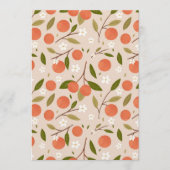 Cute Hand-drawn Orange Blossom Seamless Pattern Kaart (Voorkant)