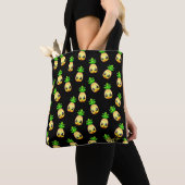 Cute Hand Drawn Pineapple Pattern Canvas tas (Dichtbij)