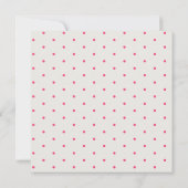 Cute Hand Drawn Rainbow Pink Birdy Baby shower Kaart (Achterkant)