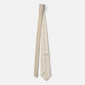 Cute Hand Drawn Spring Bunnies Neck Tie Stropdas (Achterkant)