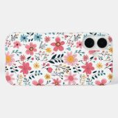 Cute Hand Drawn Spring Florals Case-Mate iPhone Case (Achterkant (horizontaal))