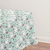 Cute Hand Drawn Unicorn Cat Pattern Tafelkleed (Voorbeeld)
