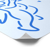 Cute Hand Drawn Valentine Baby Shower Welcome Sign Poster (Hoek)