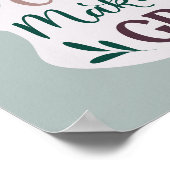 Cute Hand Letters Grandchildren Make Life Grand Poster (Hoek)