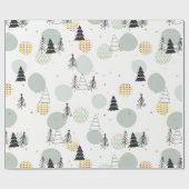 Cute Hand Made Kerstmis Cadeaupapier (Vlak)