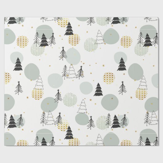 Cute Hand Made Kerstmis Cadeaupapier (Vlak)