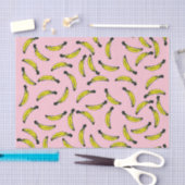 Cute Hand Painted Waterverf Bananas and Pink Tissuepapier (Craft)