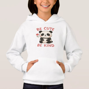 Cute Handgetekende Pandameisjes T-shirt – “Wees Sc