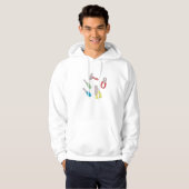 Cute Handyman Tools Hoodie (Voorkant volledig)