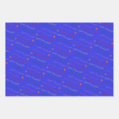 Cute Hannukah patterned Wrapping Paper Sheets (Voorkant 3)