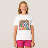 Cute Happy 100 Days of School Tee T-shirt (Voorkant volledig)