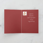 Cute Happy 100th Birthday Song Sparrows Kaart (Binnen)