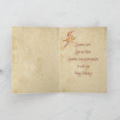 Cute Happy 100th Birthday Song Sparrows Kaart (Binnen)