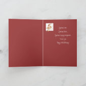 Cute Happy 75th Birthday Song Sparrows Kaart (Binnen)