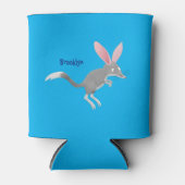 Cute happy Australian bilby cartoon Blikjeskoeler (Voorkant)