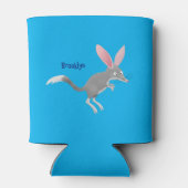 Cute happy Australian bilby cartoon Blikjeskoeler (Achterkant)