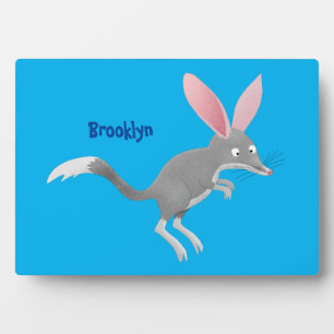 Cute happy Australian bilby cartoon Fotoplaat