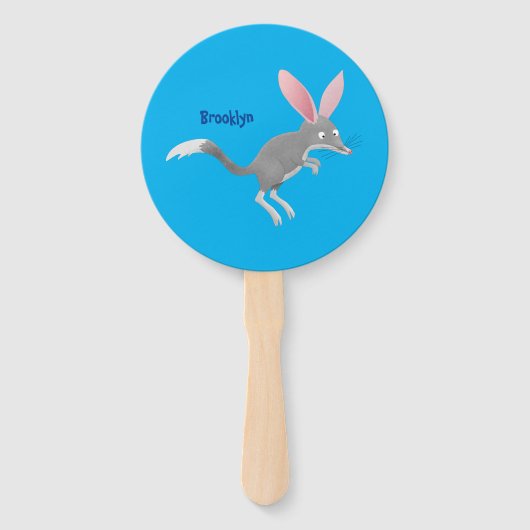 Cute happy Australian bilby cartoon Handwaaier (Voorkant)