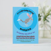 Cute happy Australian bilby cartoon Kaart (Staand voorkant)