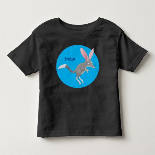 Cute happy Australian bilby cartoon Kinder Shirts (Voorkant)