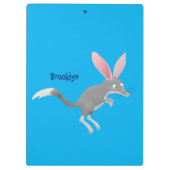 Cute happy Australian bilby cartoon Klembord (Achterkant)