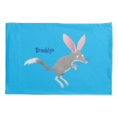 Cute happy Australian bilby cartoon Kussensloop (Achterkant)