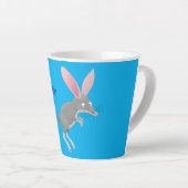 Cute happy Australian bilby cartoon Latte Mok (Rechterhoek)