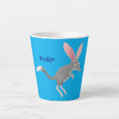 Cute happy Australian bilby cartoon Latte Mok (Voorkant)