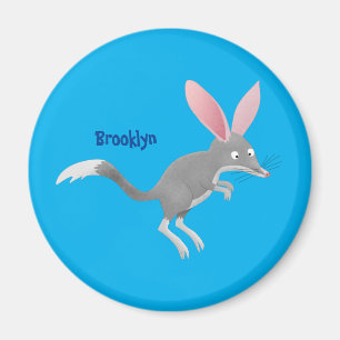 Cute happy Australian bilby cartoon Magneet
