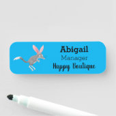 Cute happy Australian bilby cartoon Naamplaatje (In situ)