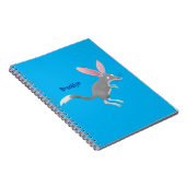 Cute happy Australian bilby cartoon Notitieboek (Rechterzijde)