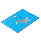Cute happy Australian bilby cartoon Notitieboek (Linkerzijde)