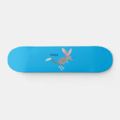 Cute happy Australian bilby cartoon Persoonlijk Skateboard (Horizontaal)