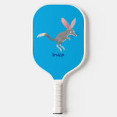 Cute happy Australian bilby cartoon Pickleball Paddle (Achterkant)