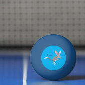 Cute happy Australian bilby cartoon Pingpongbal (Net)