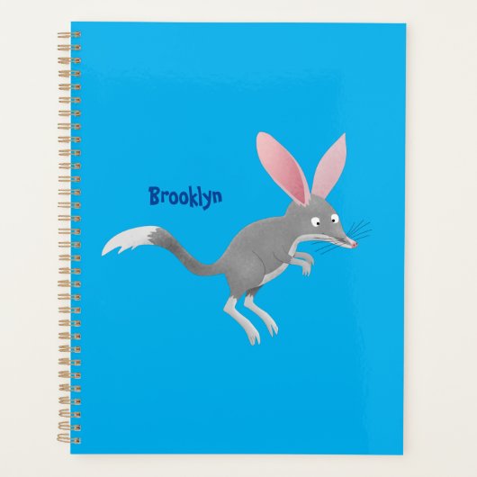 Cute happy Australian bilby cartoon Planner (Voorkant)