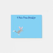 Cute happy Australian bilby cartoon Post-it® Notes (Voorkant)