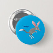 Cute happy Australian bilby cartoon Ronde Button 5,7 Cm (Voorkant /achterkant)