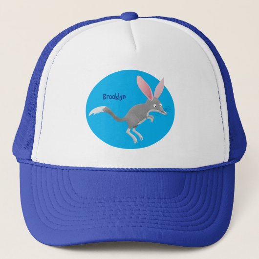Cute happy Australian bilby cartoon Trucker Pet (Voorkant)